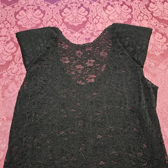 VINTAGE BLACK SLIP Size Unknown - Picture 5 of 9